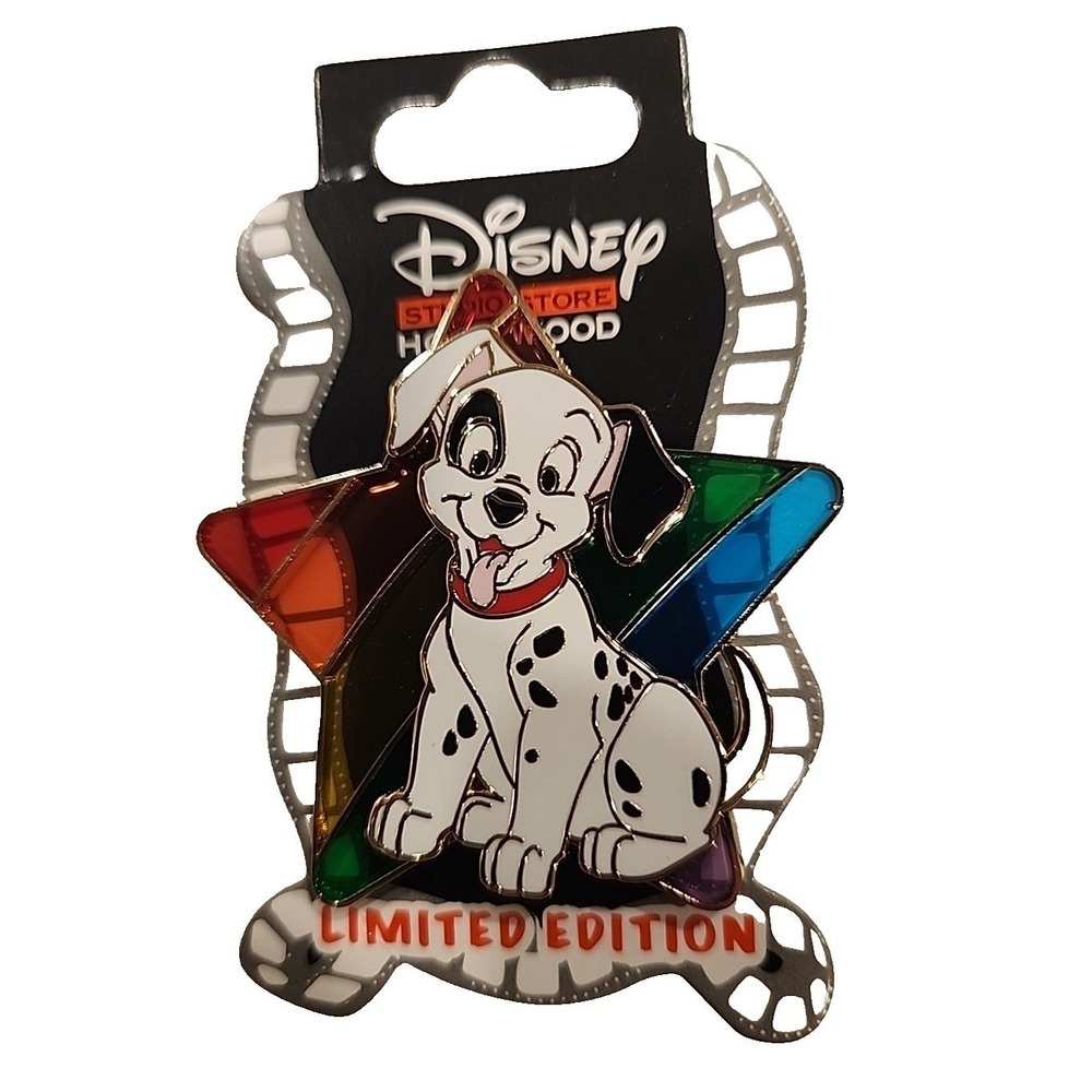 Disney Pin Patch 101 Dalmatians Puppy Rainbow Star Glass DSSH LE 400 2021 142923
